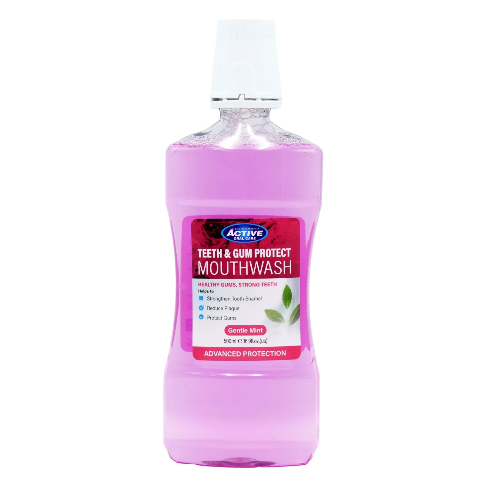 Beauty Formulas Active Teeth & Gum Protect Mouthwash (500ml)