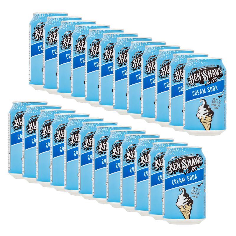 Ben Shaw Cream Soda Drink Cans (24 x 330ml)