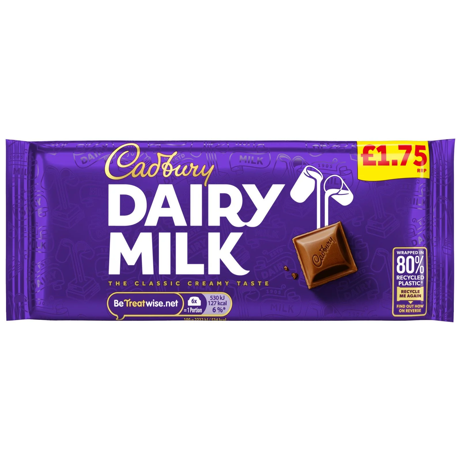 Cadbury Dairy Milk Chocolate Bar (22 x 95g) - Image 2