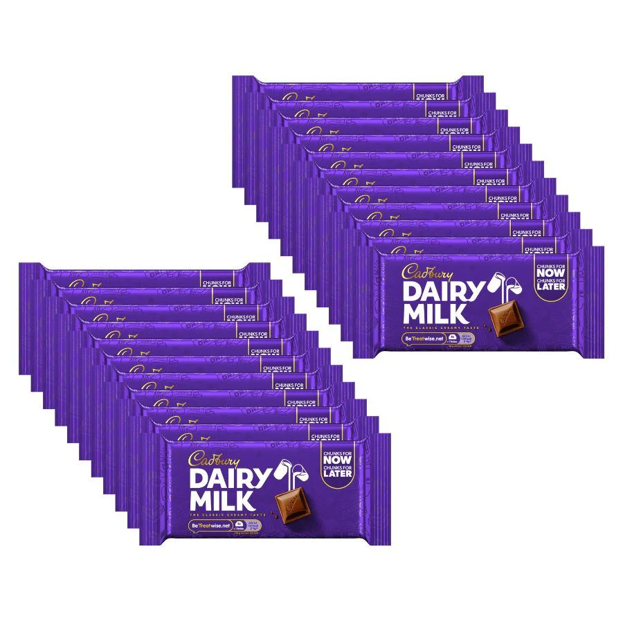 Cadbury Dairy Milk Chocolate Grab Pack Bar (22 x 56g)