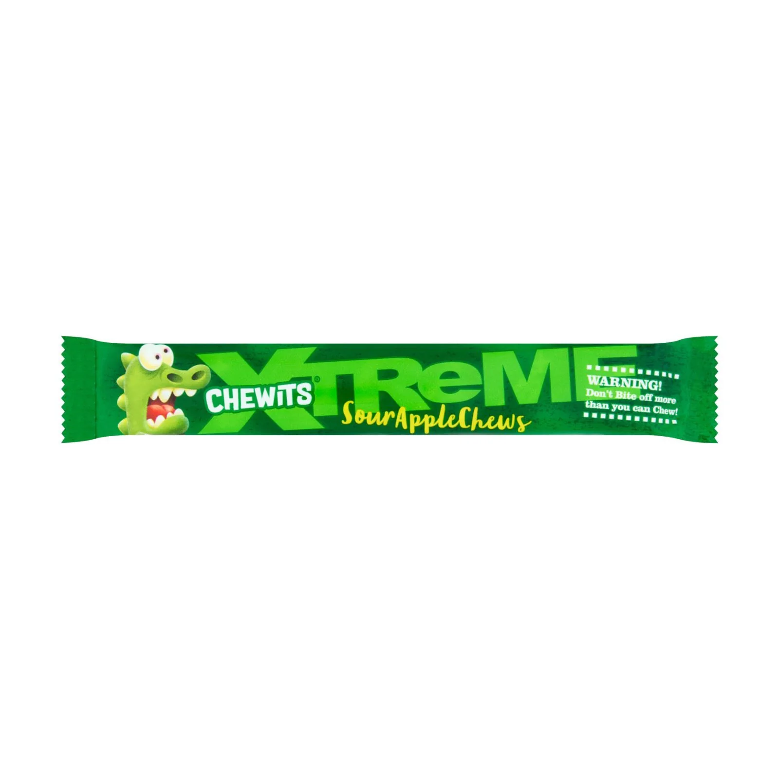 Chewits Stick Xtreme Sour Apple 34g  (Box of 24)
