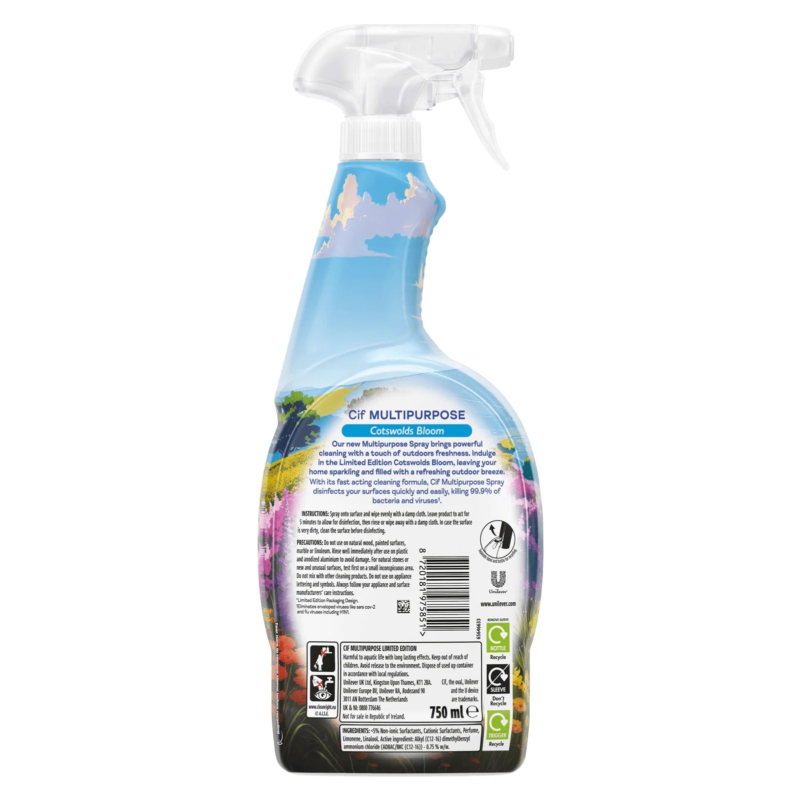 Cif Cotswolds Bloom Multi-Purpose Spray (750ml) - Image 2