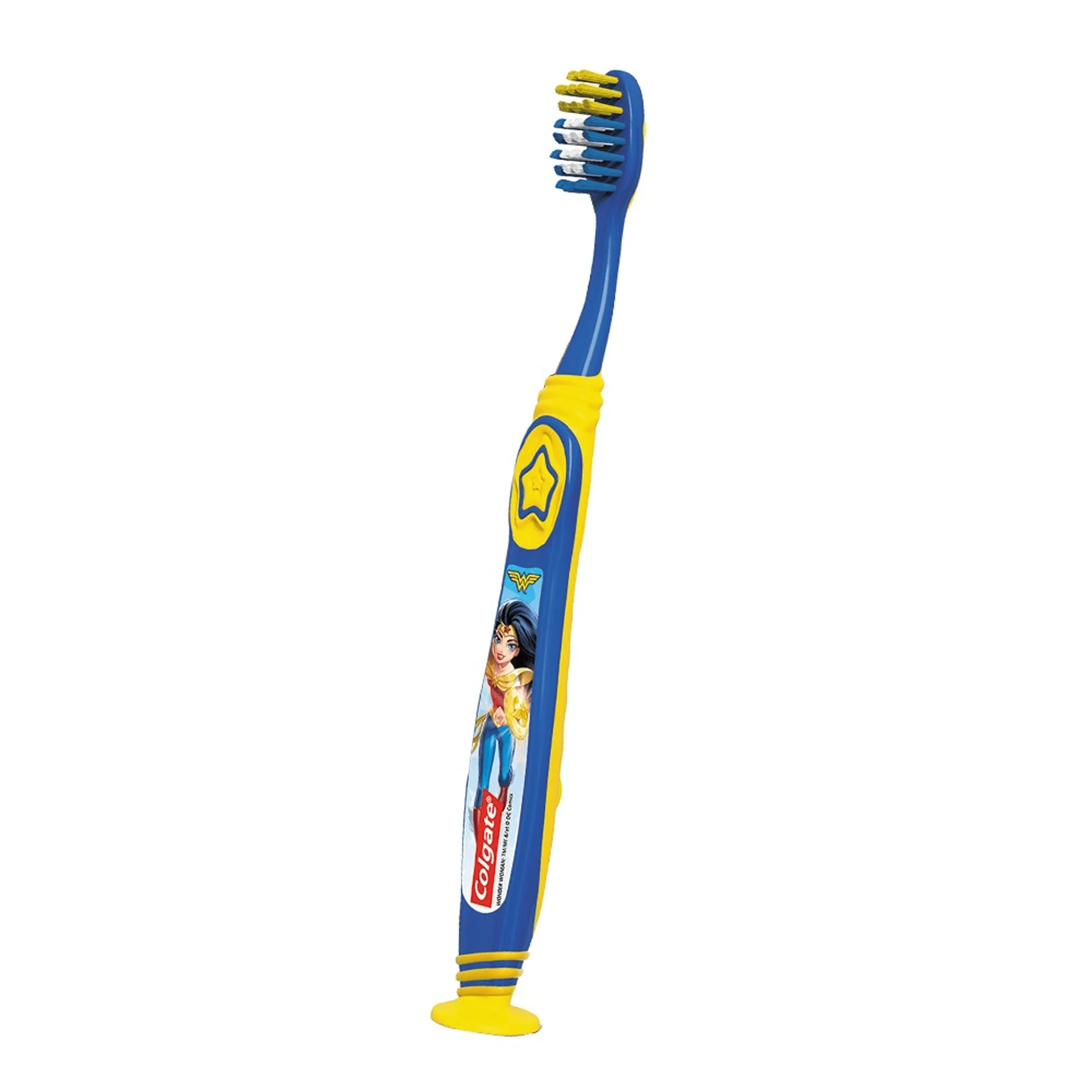 Colgate Soft Toothbrush Kids 6+, Batman & Wonder Woman, 2 Pack - Image 2