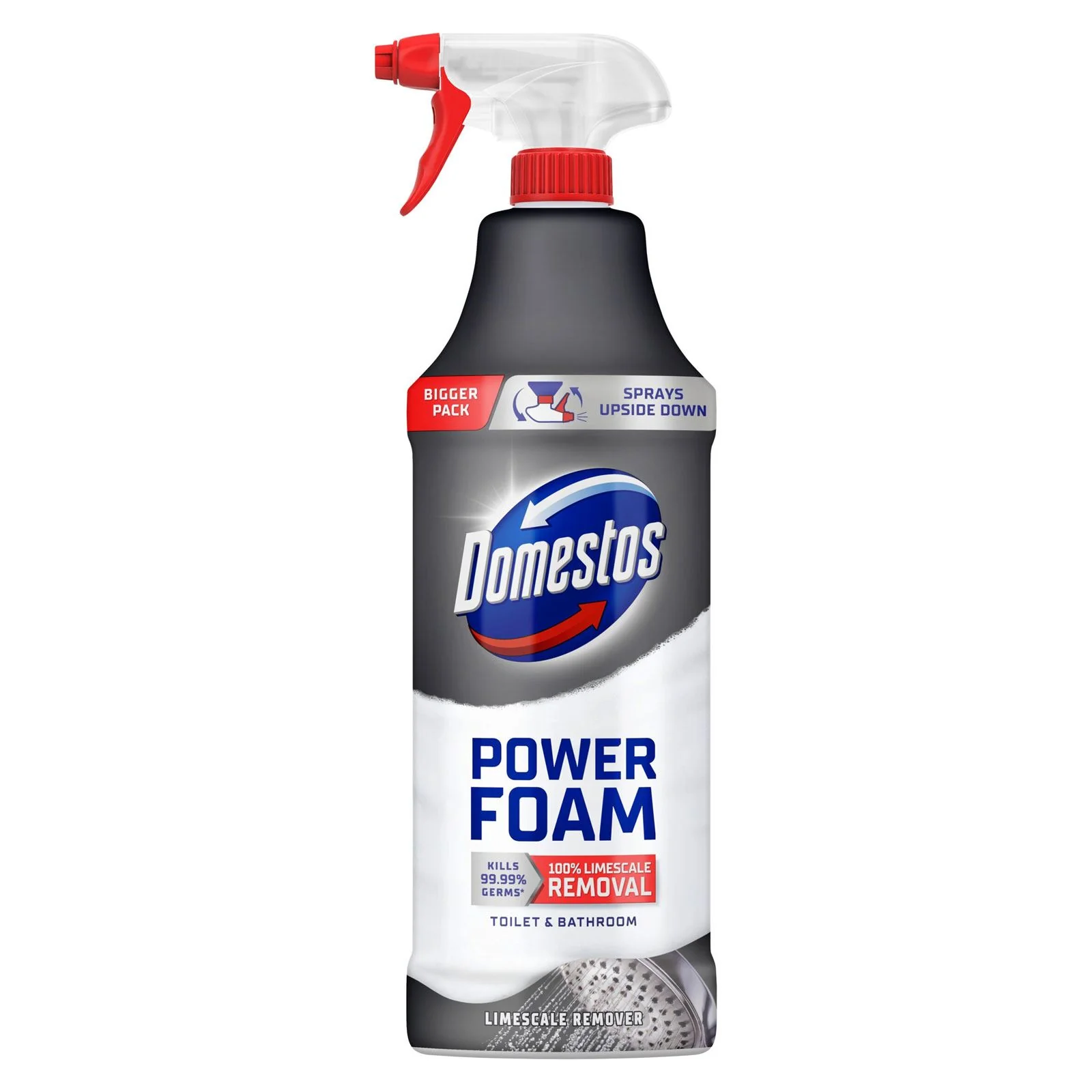 Domestos Power Foam Limescale Remover Toilet & Bathroom Cleaner Spray (650ml)