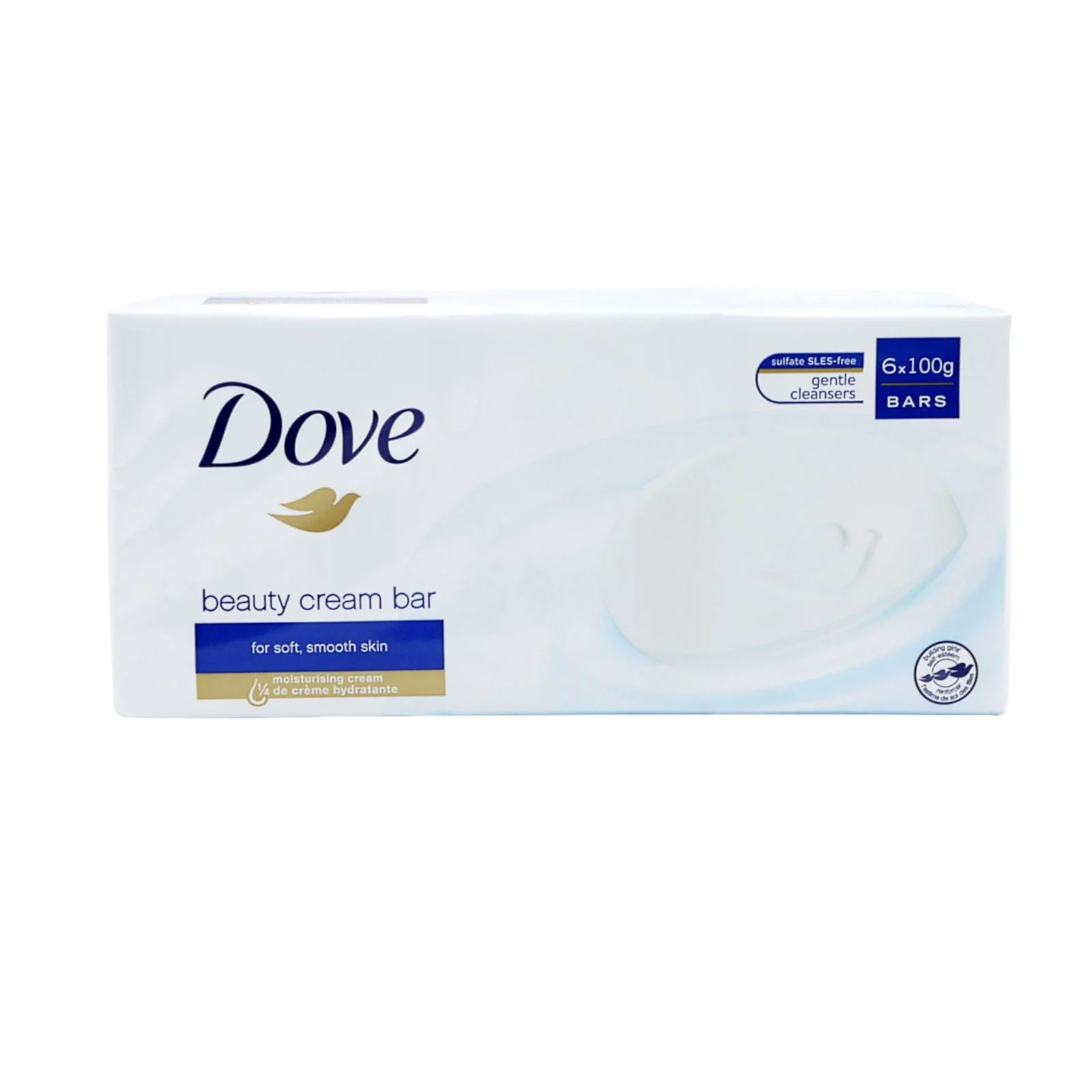 Dove Beauty Cream Bar Regular Soap 100g Pack of 6