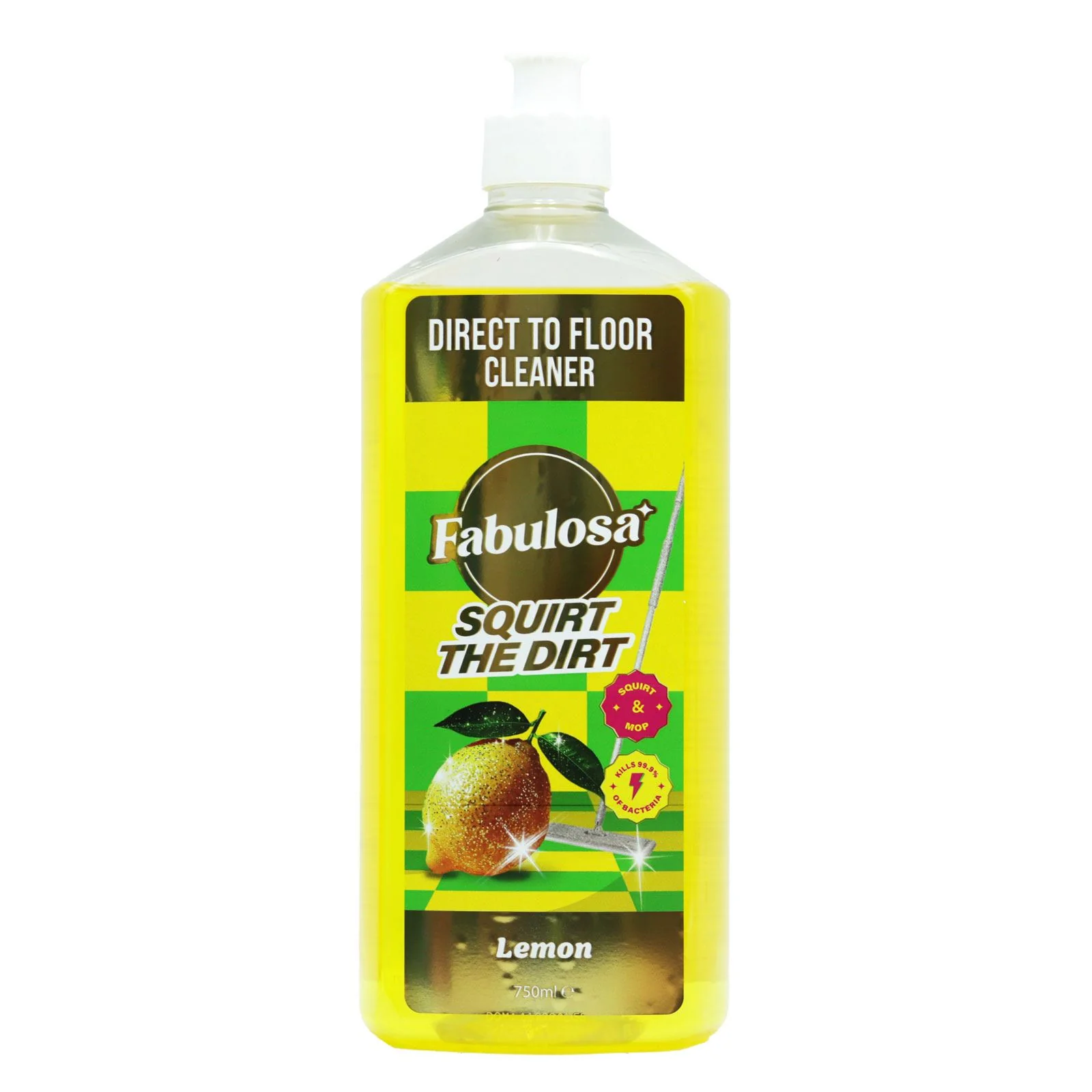 Fabulosa Squirt The Dirt Lemon Floor Cleaner (750ml)