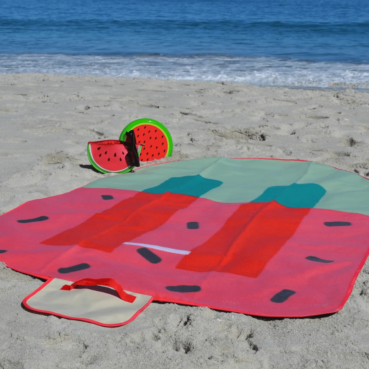 Gift Republic Ice Lolly Picnic Rug, 18x36 cm (Rectangular) - Lolly Shaped Blanket - Image 4