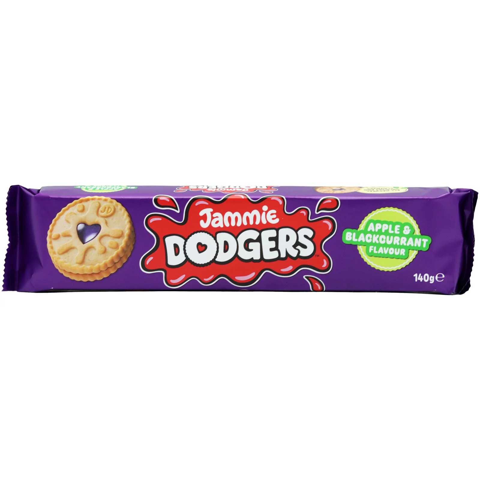Jammie Dodgers Apple & Blackcurrant Flavour Biscuits (18 x 140g) - Image 2