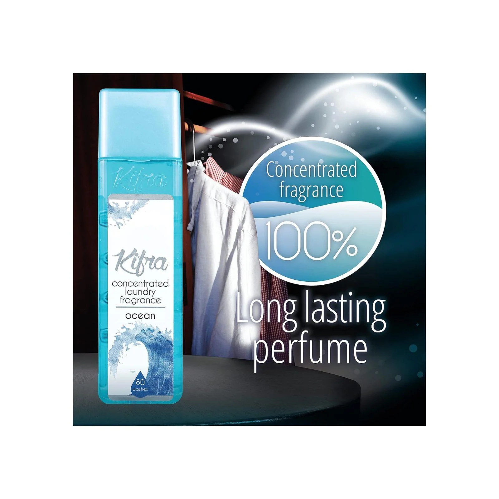 KIFRA OCEAN Concentrated Laundry Fragrance 6.76 Fl Oz 200ml 80 Washing Cycles - Image 5
