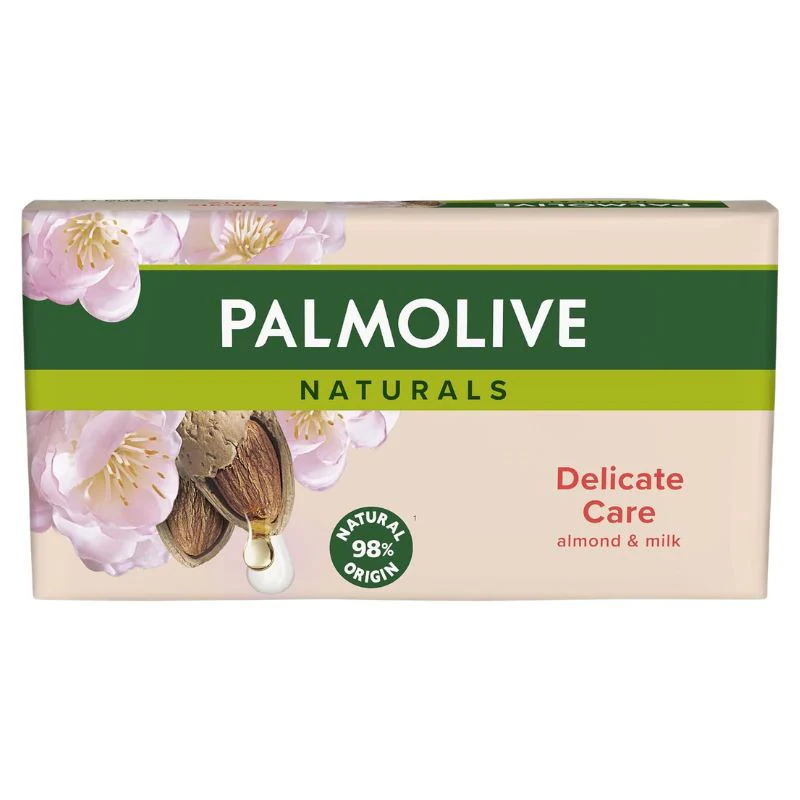 Palmolive Bar Soap Delicate Care Almond Milk, 6 Pack (90g)