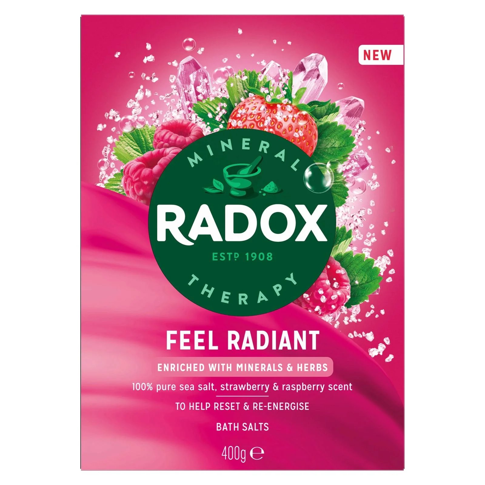 Radox Feel Radiant Bath Salt (400g)