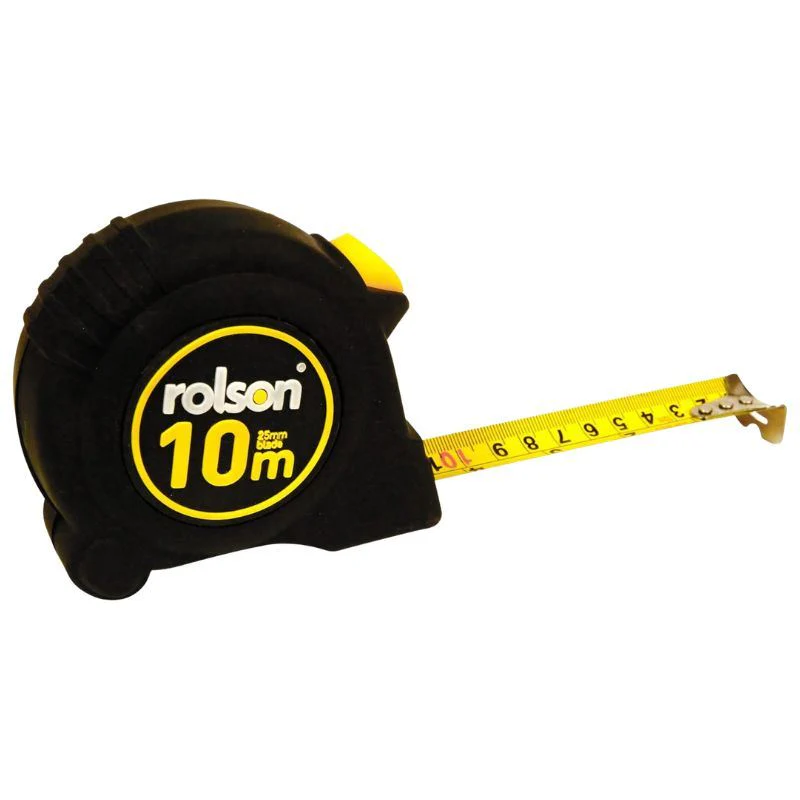 Rolson 50569 10m x 25mm Tape Measure