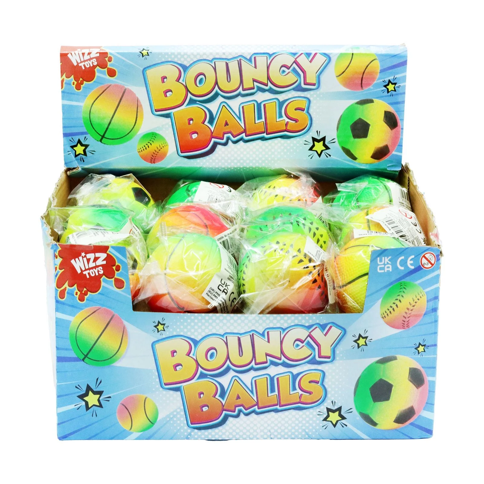 Wizz Toys Bouncy Balls 24's