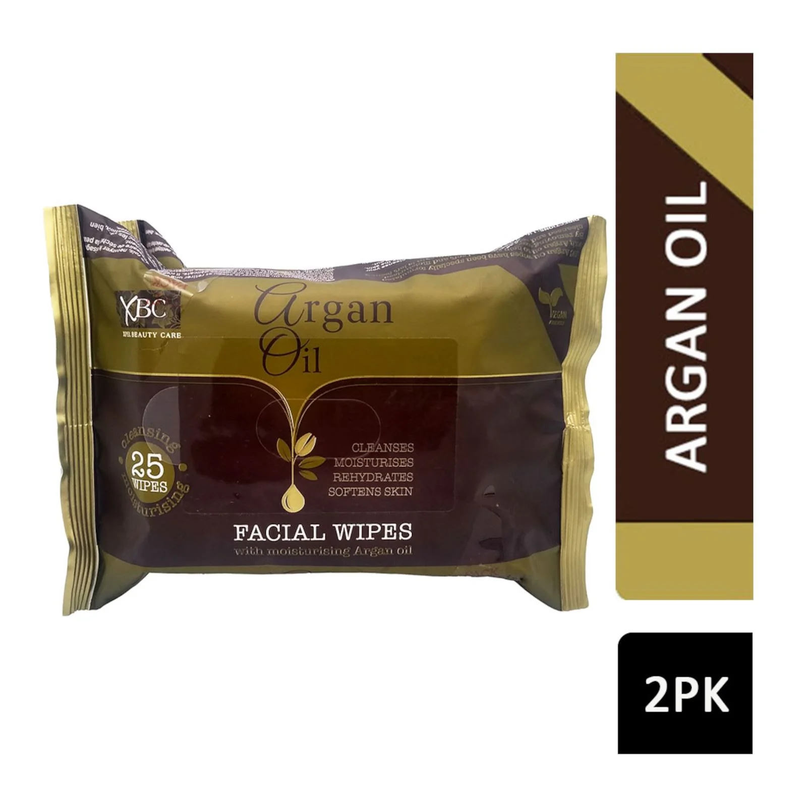 XBC Argan Oil Facial Wipes Twin Pack - Image 2